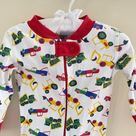 Hanna Andersson Transportation Pajamas 70 cm 9-18M - Picture 2 of 8